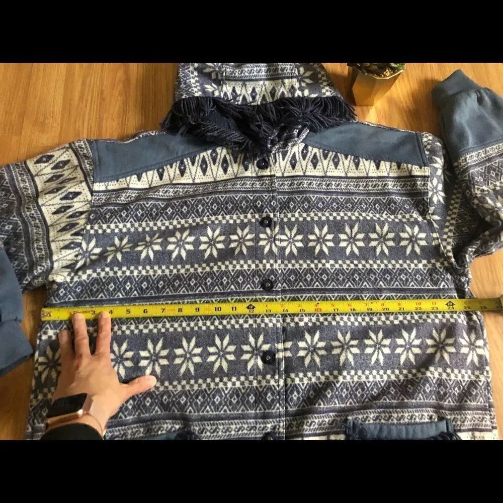 CURRENT SEEN Reversible Snowflake Jacket - Picture 7 of 10